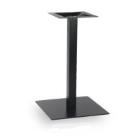 Black Metal Indoor/Outdoor Square Table Base (18