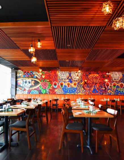 Mexican restaurant interior furnished by Superior Seating