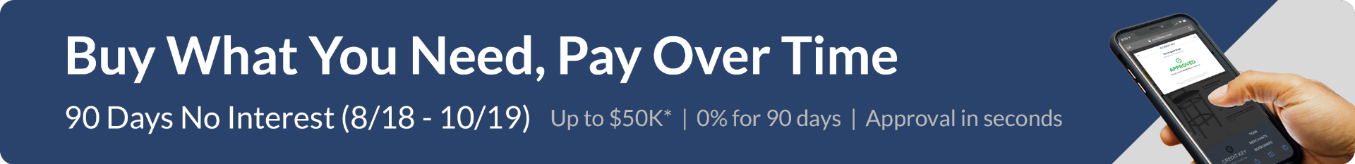 Credit Key Financing Promotion